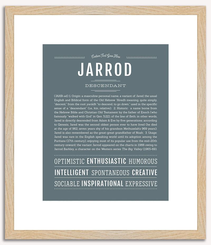 Jarrod | Name Art Print