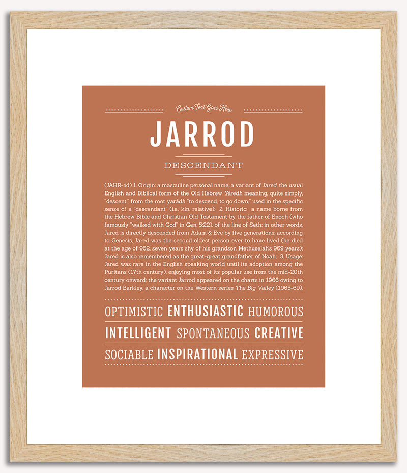 Jarrod | Name Art Print