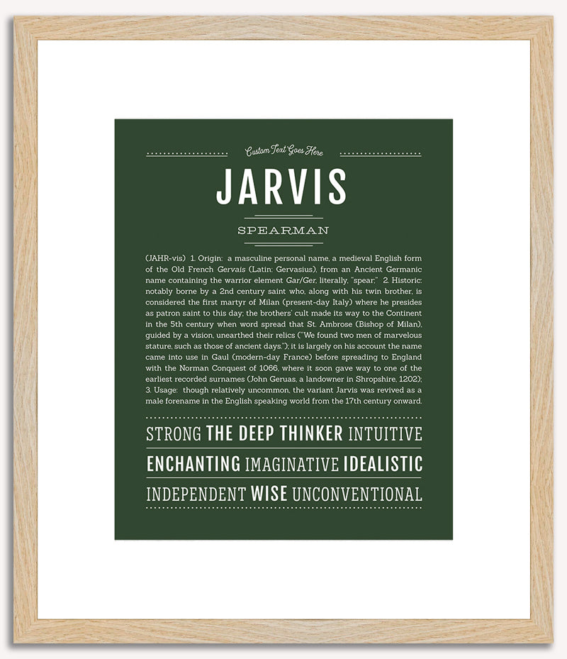 Jarvis | Name Art Print