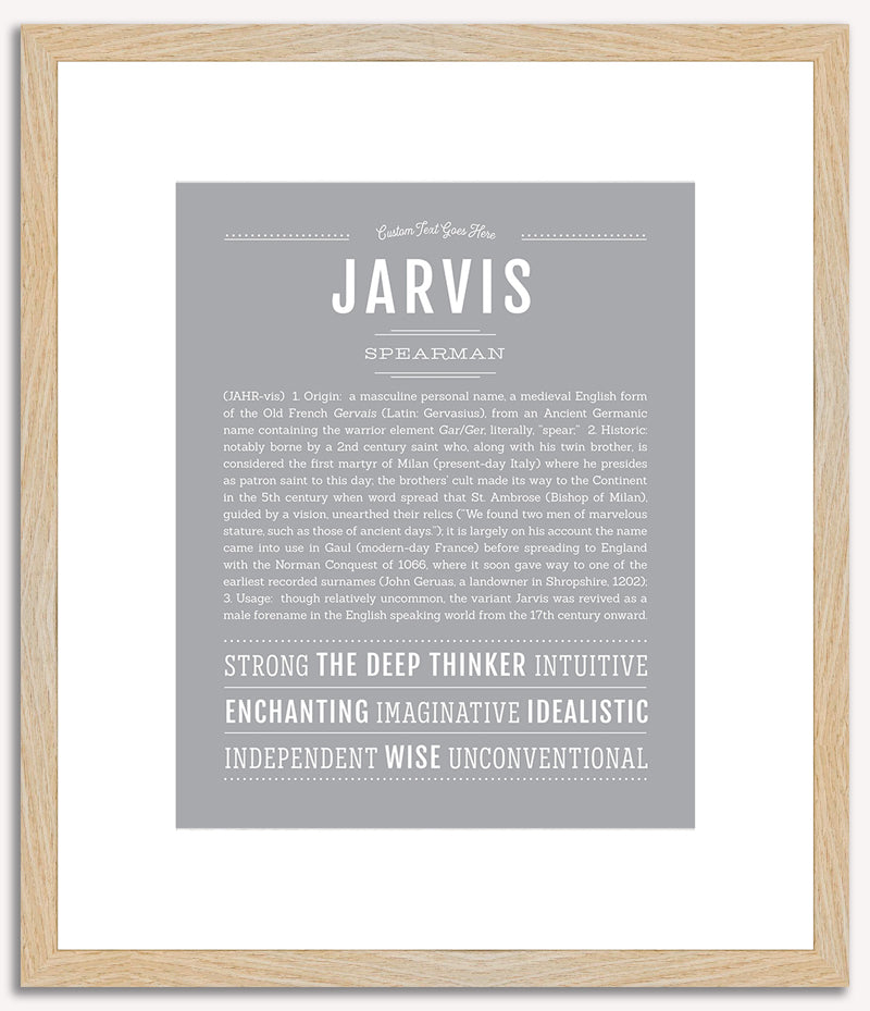 Jarvis | Name Art Print