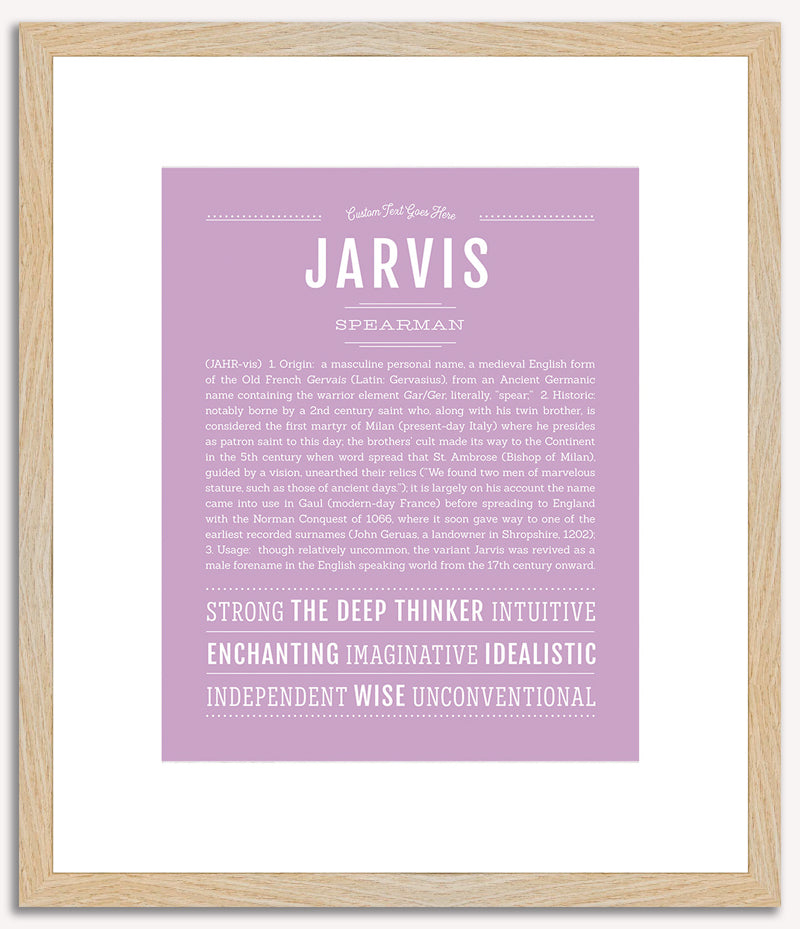 Jarvis | Name Art Print