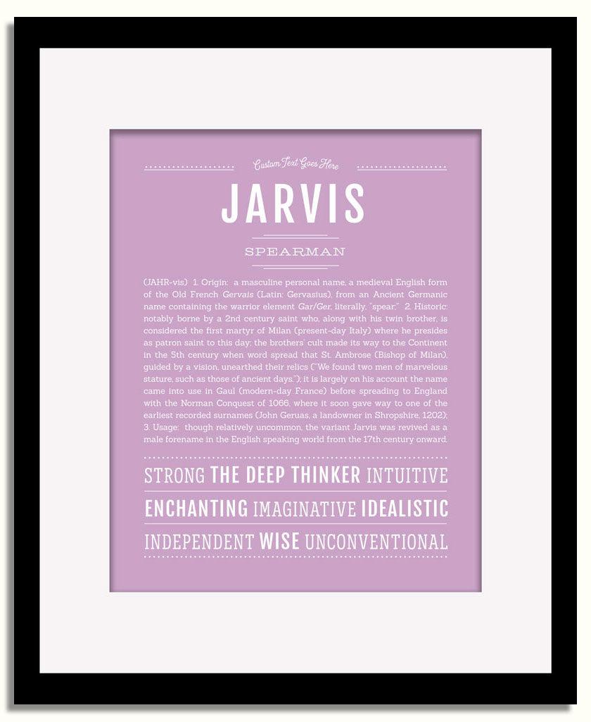 Frame Options | Lilac | Black Frame, Matted