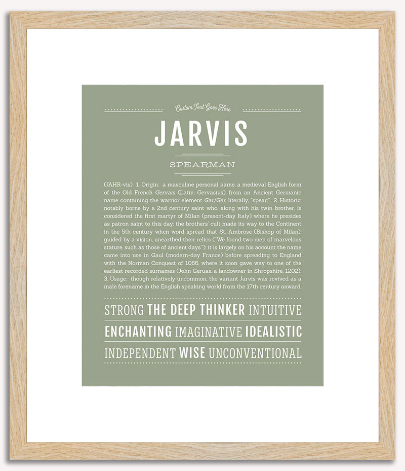 Jarvis | Name Art Print