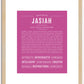 Jasiah | Name Art Print