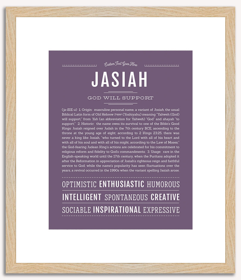 Jasiah | Name Art Print