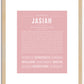 Jasiah | Name Art Print