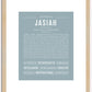 Jasiah | Name Art Print