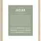 Jasiah | Name Art Print