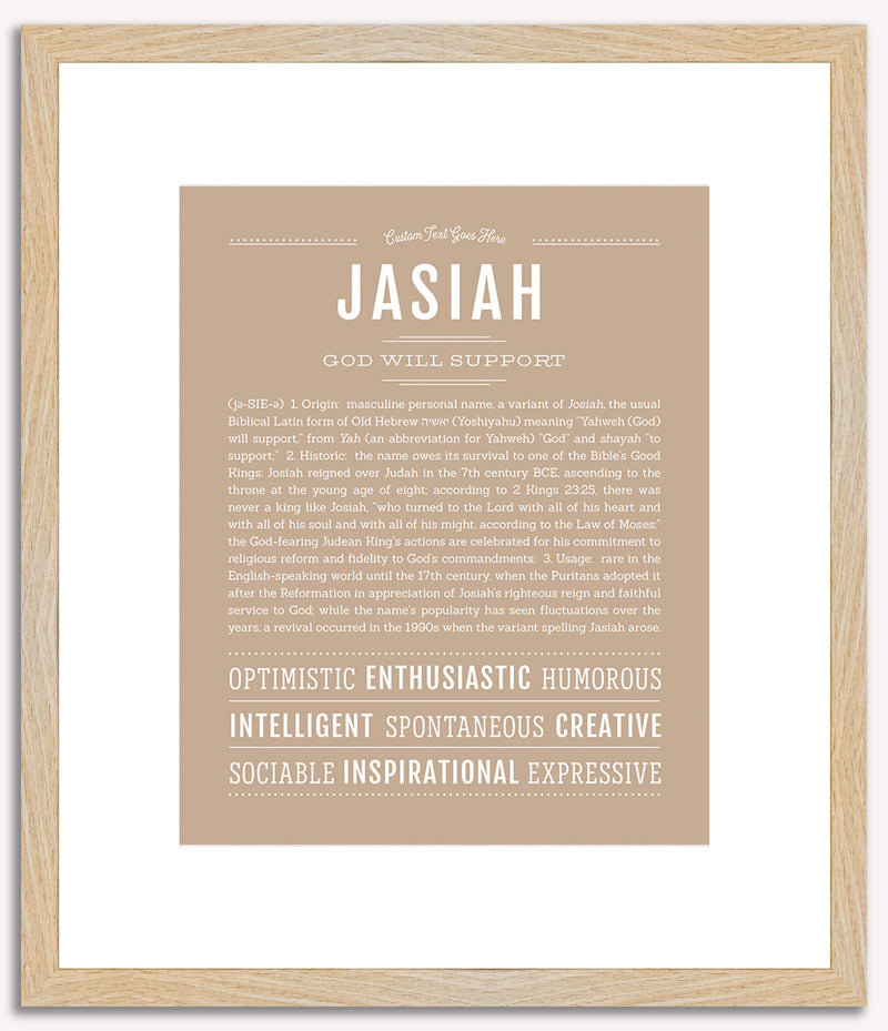 Jasiah | Name Art Print