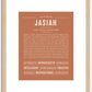 Jasiah | Name Art Print