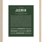 Jasmin | Name Art Print