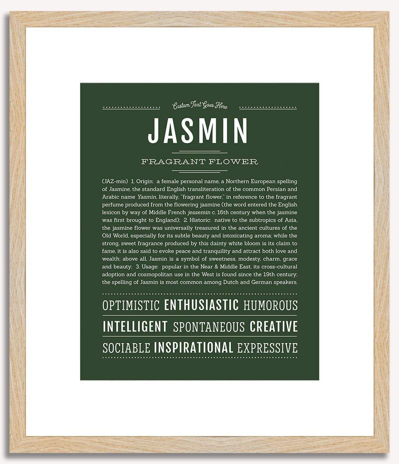 Jasmin | Name Art Print