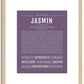 Jasmin | Name Art Print