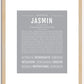 Jasmin | Name Art Print