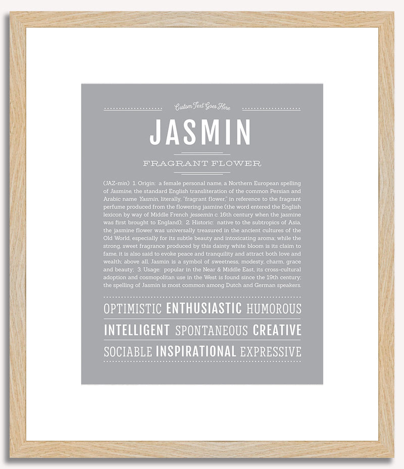 Jasmin | Name Art Print