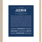 Jasmin | Name Art Print