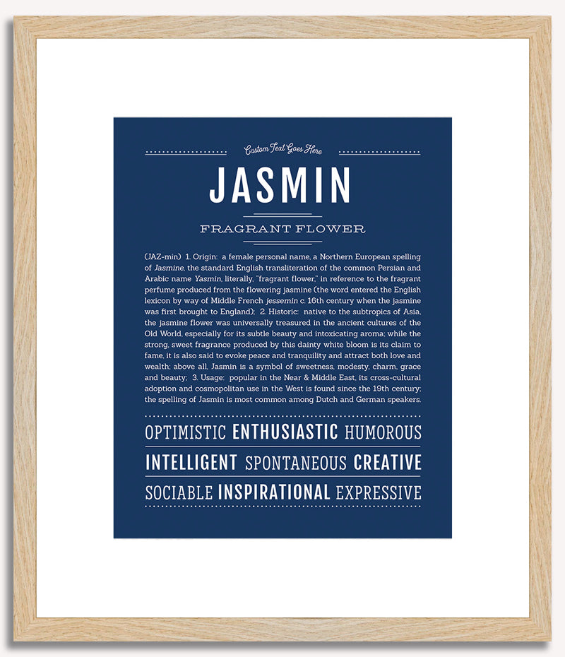 Jasmin | Name Art Print