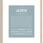 Jasmin | Name Art Print