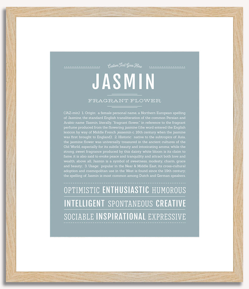 Jasmin | Name Art Print