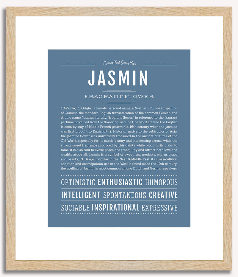 Jasmin | Name Art Print