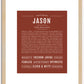 Jason | Name Art Print