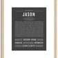 Jason | Name Art Print