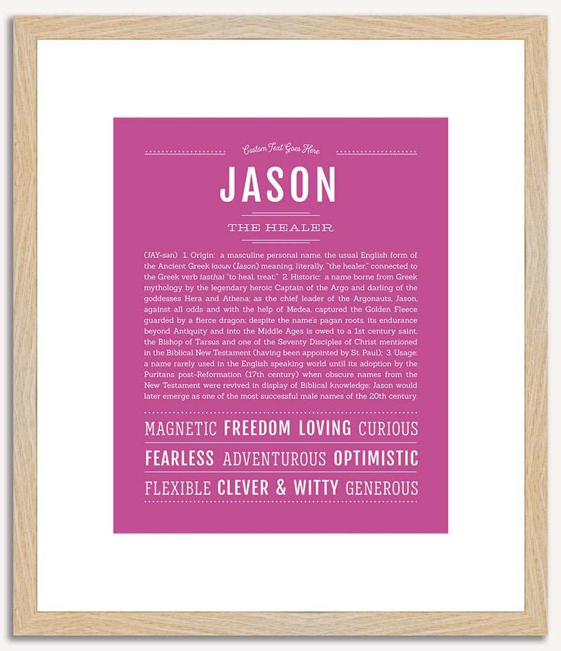 Jason | Name Art Print