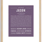 Jason | Name Art Print