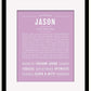 Frame Options | Lilac | Black Frame, Matted