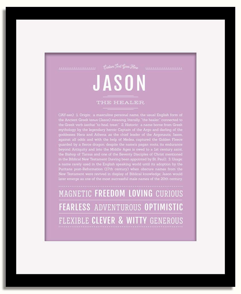 Frame Options | Lilac | Black Frame, Matted