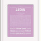 Frame Options | Lilac | White Frame, Matted