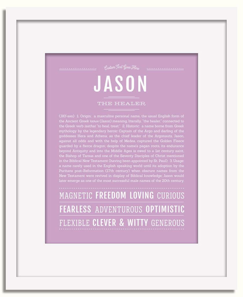 Frame Options | Lilac | White Frame, Matted