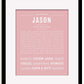 Frame Options | Dusty Rose | Black Frame, Matted