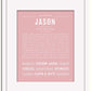 Frame Options | Dusty Rose | White Frame, Matted