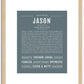 Jason | Name Art Print