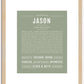 Jason | Name Art Print