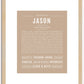 Jason | Name Art Print