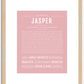 Jasper (male) | Name Art Print