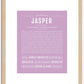 Jasper (male) | Name Art Print