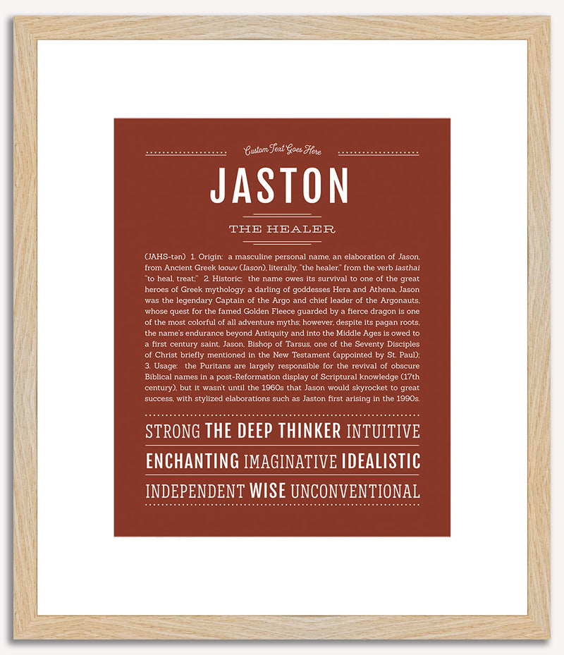 Jaston | Name Art Print