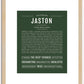 Jaston | Name Art Print