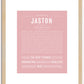 Jaston | Name Art Print