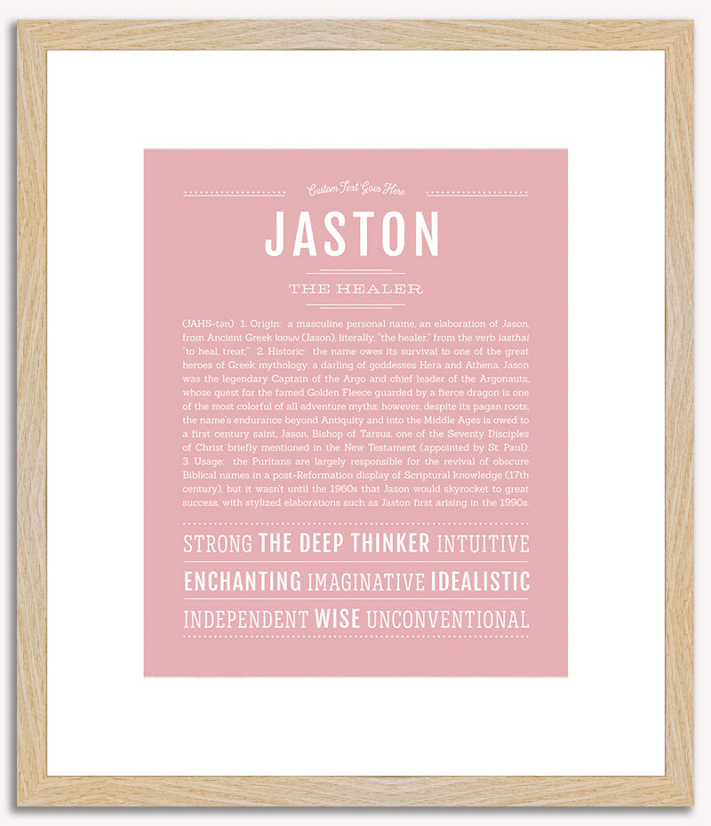 Jaston | Name Art Print