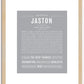 Jaston | Name Art Print