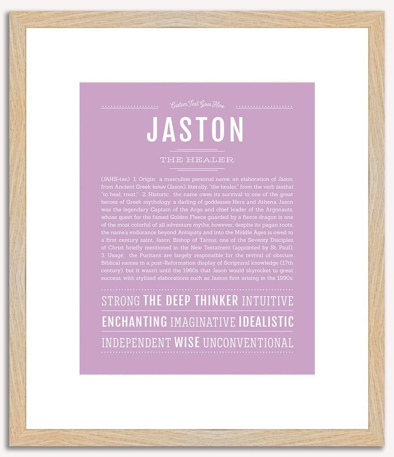 Jaston | Name Art Print