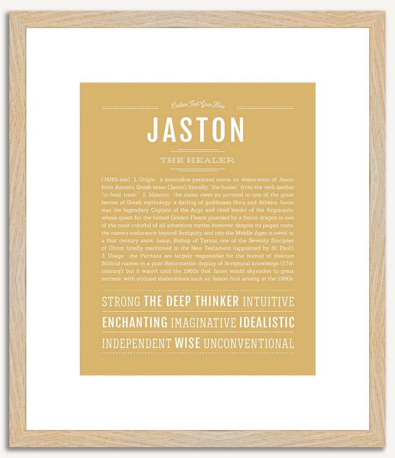 Jaston | Name Art Print