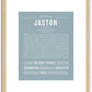 Jaston | Name Art Print