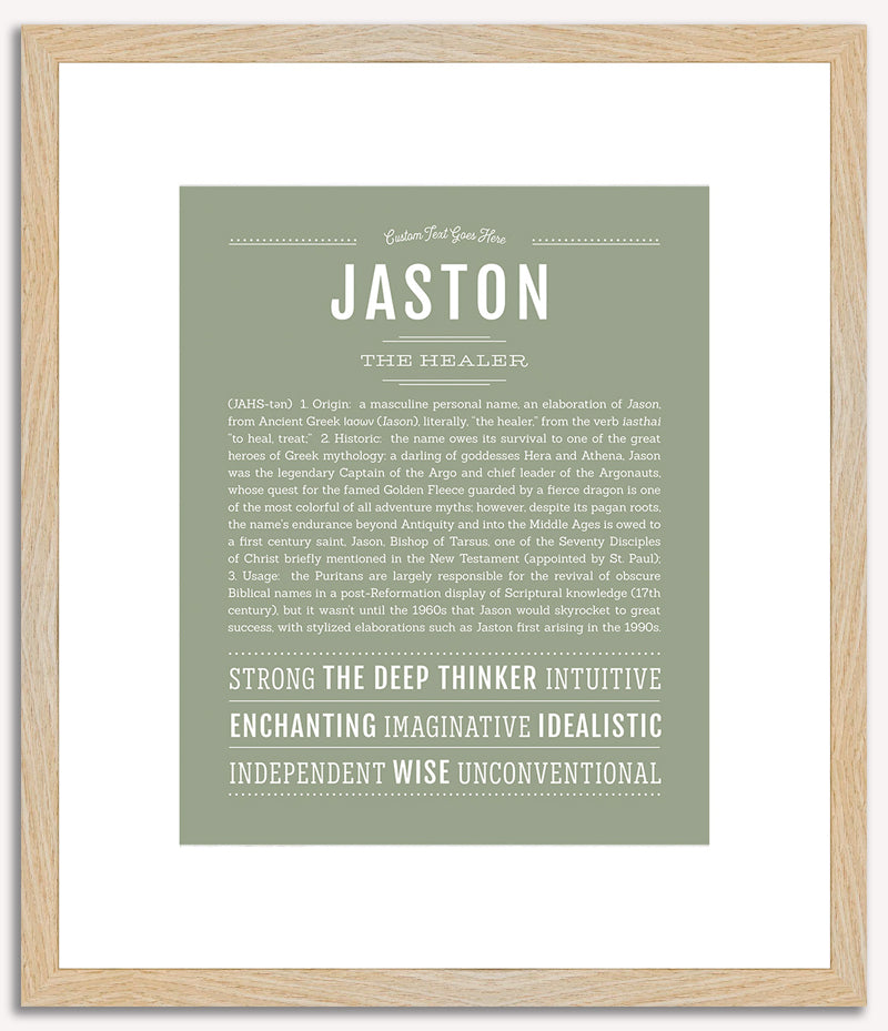 Jaston | Name Art Print