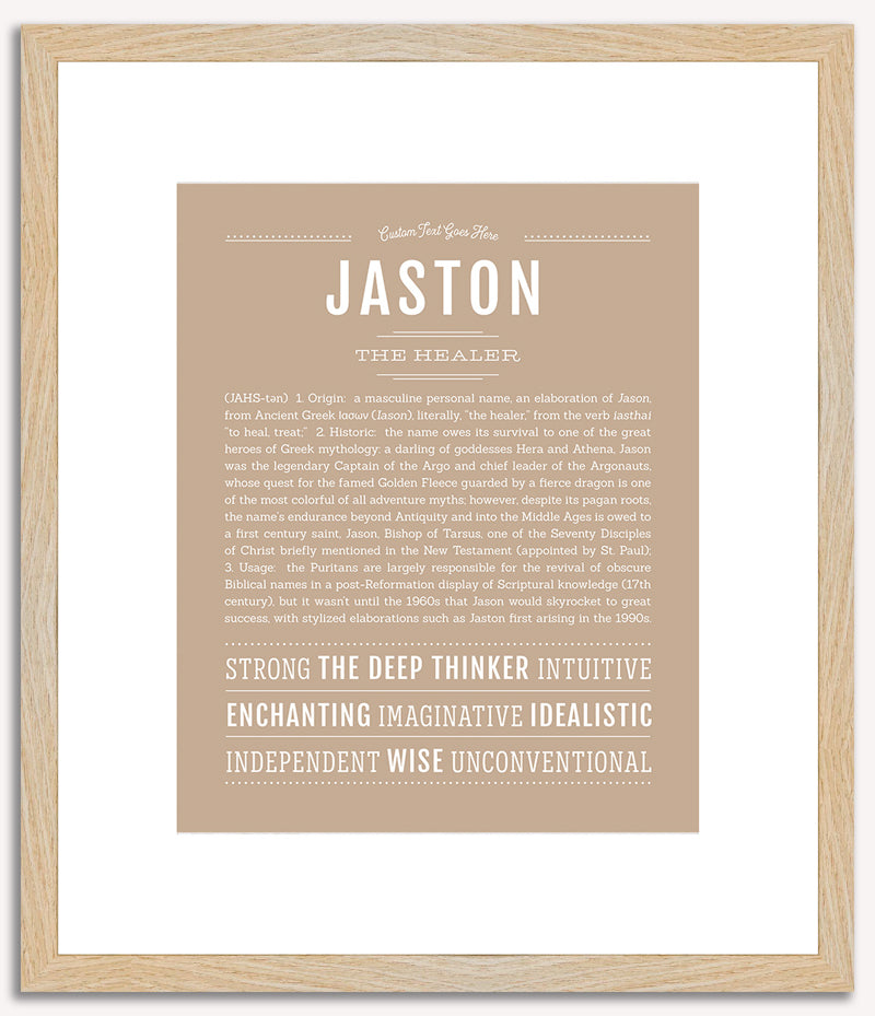 Jaston | Name Art Print