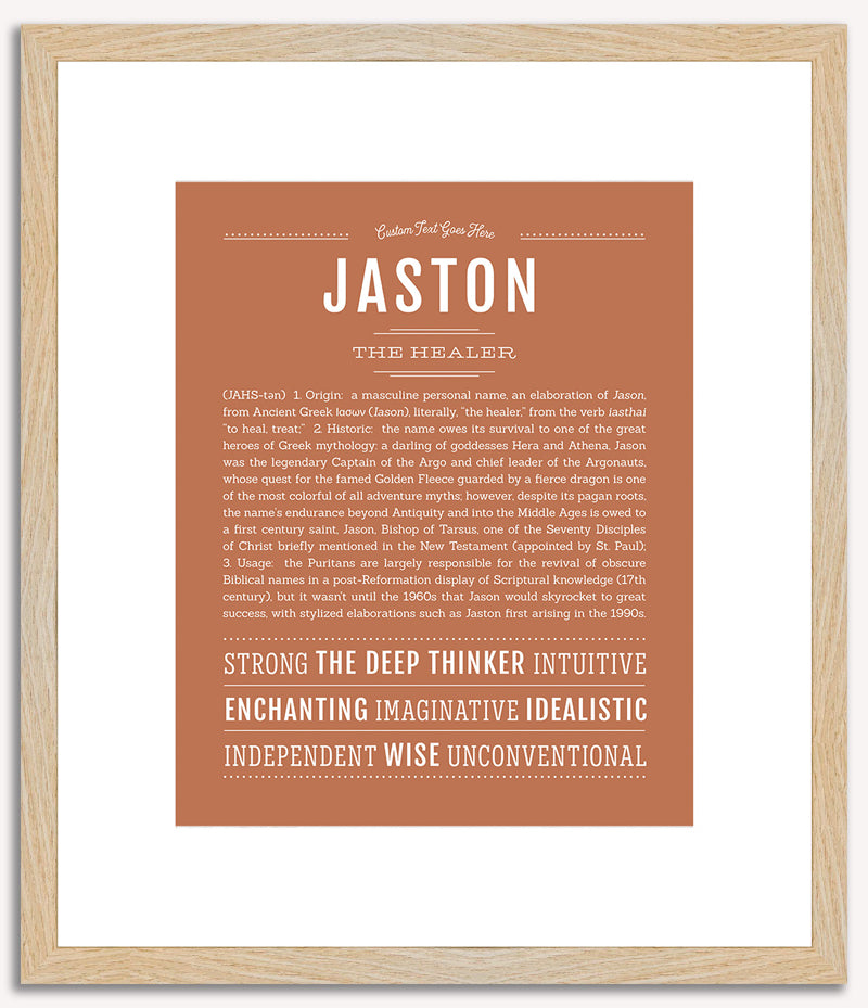 Jaston | Name Art Print